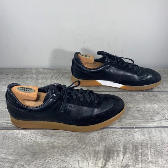Cole Haan Shoes | Cole Haan Grandpro Turf Sneakers Men's Black Leather Lace Up Shoes Size 11.5 | Color: Black | Size: 11.5 | Sjahn0432's Closet
